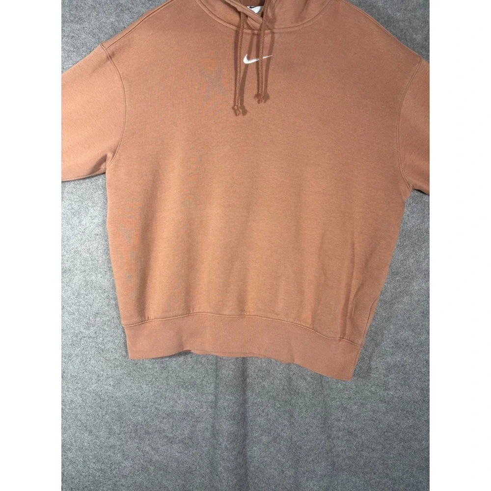 Nike Sportswear Essential Fleece Hoodie Madder Root Pink DJ7668-215 Womens Small